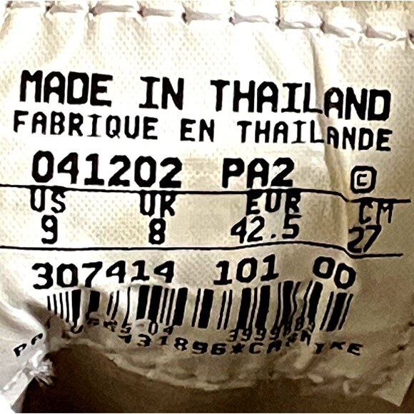 Nike Golf Shoes Sport Performance 307414 White Bicycle Toe 9 Men Removable Spike - Picture 3 of 14